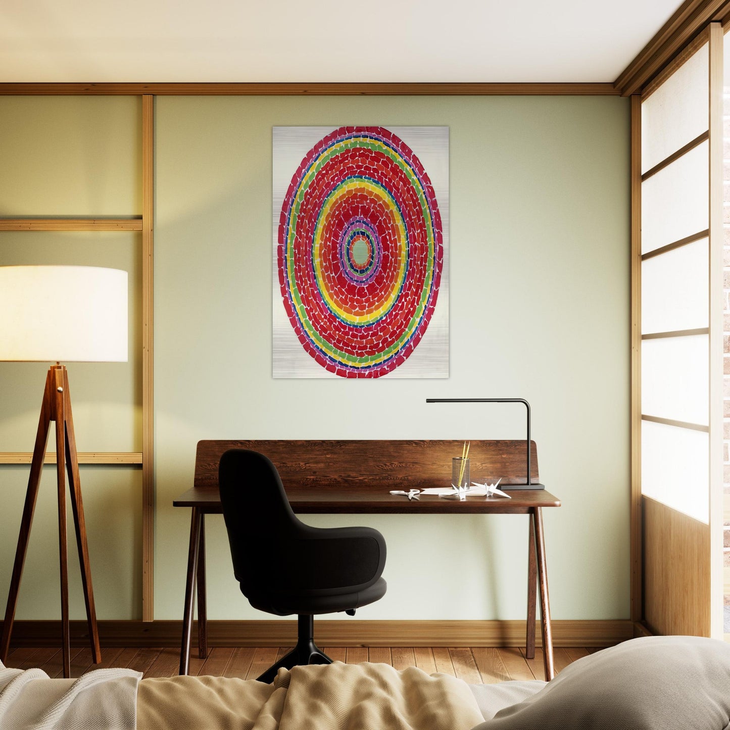 SPRINGTIME IN WASHINGTON 1971 - Alma Woodsey Thomas Brushed Aluminum Print - 70x100 cm / 28x40 inches | Alma Woodsey Thomas Aluminum Print | Alma Woodsey Thomas Prints