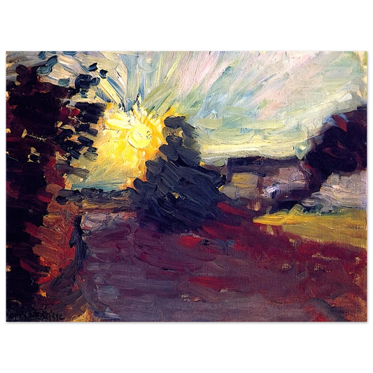 Henri Matisse - SUNSET IN CORSICA 1898 Fine Art Poster - Default Title