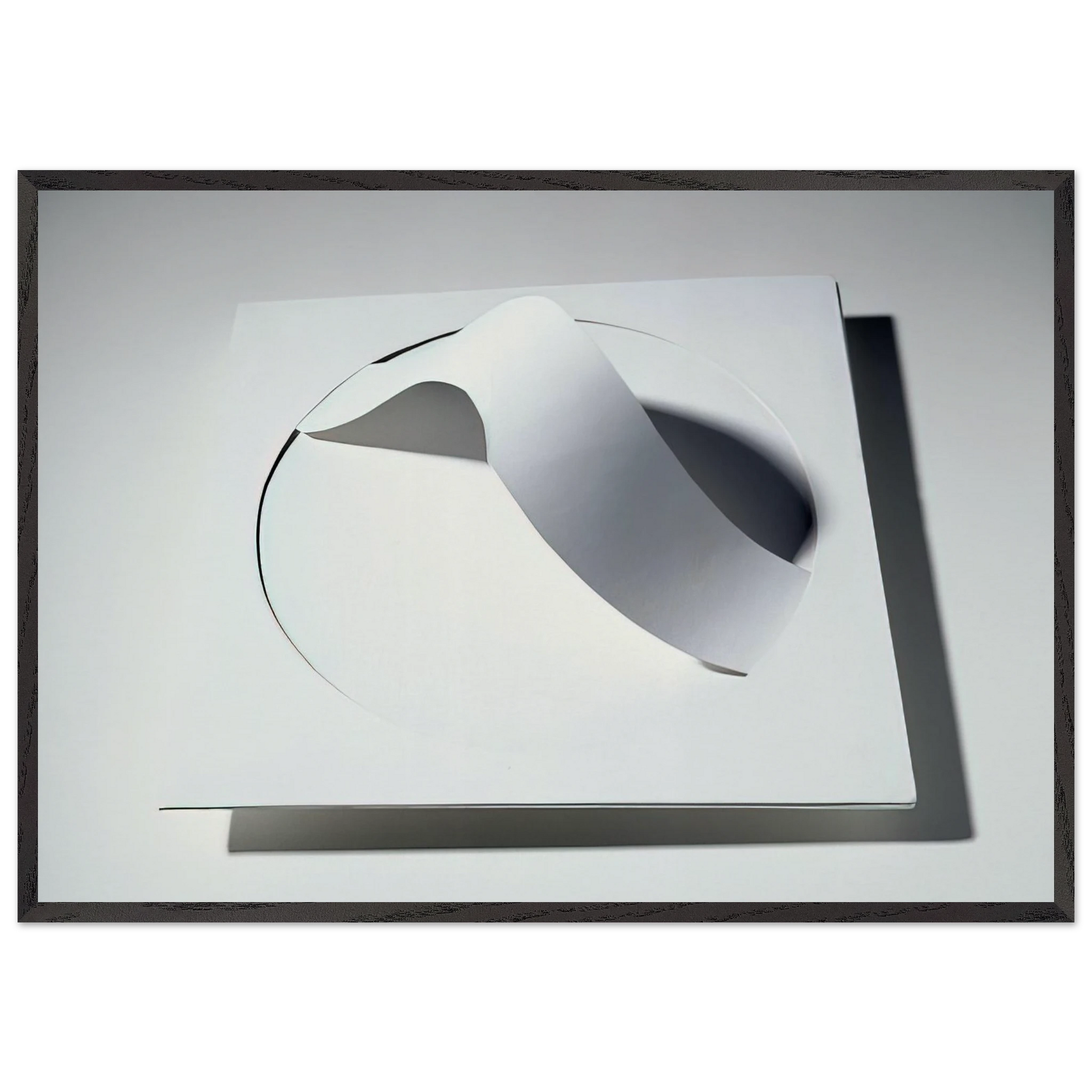 Book of Architecture Free Lance Concrete - 1960 - Lygia Pape Framed Art Print – Black Wooden Frame - Default Title - -Framed Art Print