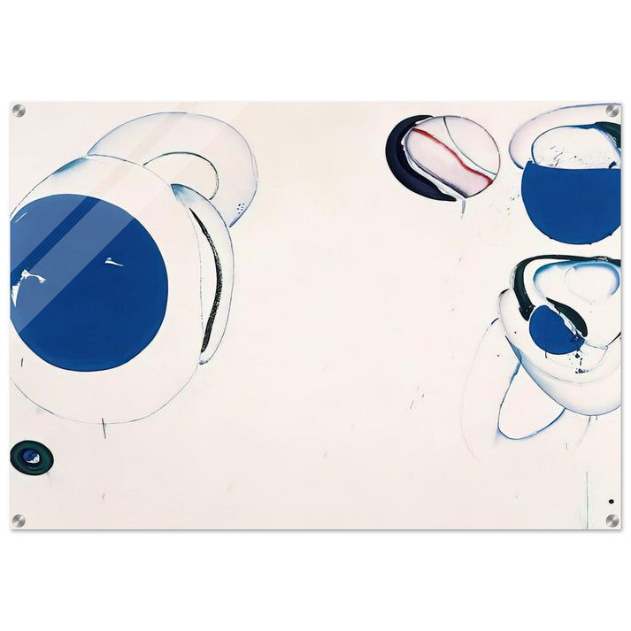 Blue Balls VIII - Sam Francis Acrylic Print - 70x100 cm / 28x40″ inches