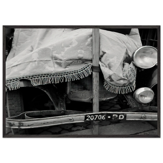 ROME FLEA MARKET V 1952 - Robert Rauschenberg Framed Art Print – Black Wooden Frame - Default Title - -Framed Art Print