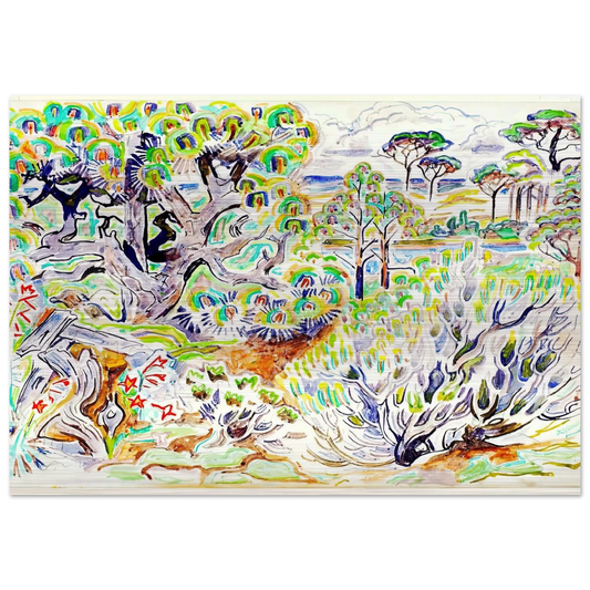 Walter Anderson - Walter Anderson Brushed Aluminum Print - 70x100 cm / 28x40 inches | Walter Anderson Aluminum Print | Walter Anderson Prints