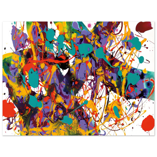 Sam Francis - Untitled  SFP94-35  SFF 1711  Fine Art Poster - Default Title