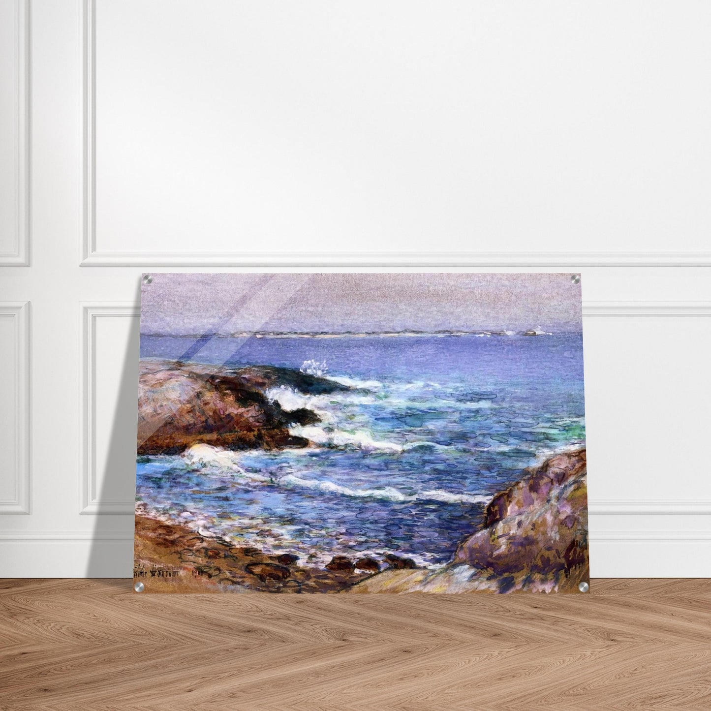 Cannon Beach, Oregon - Childe Hassam Acrylic Print - 70x100 cm / 28x40″ inches | Childe Hassam Wall Art | Childe Hassam Prints