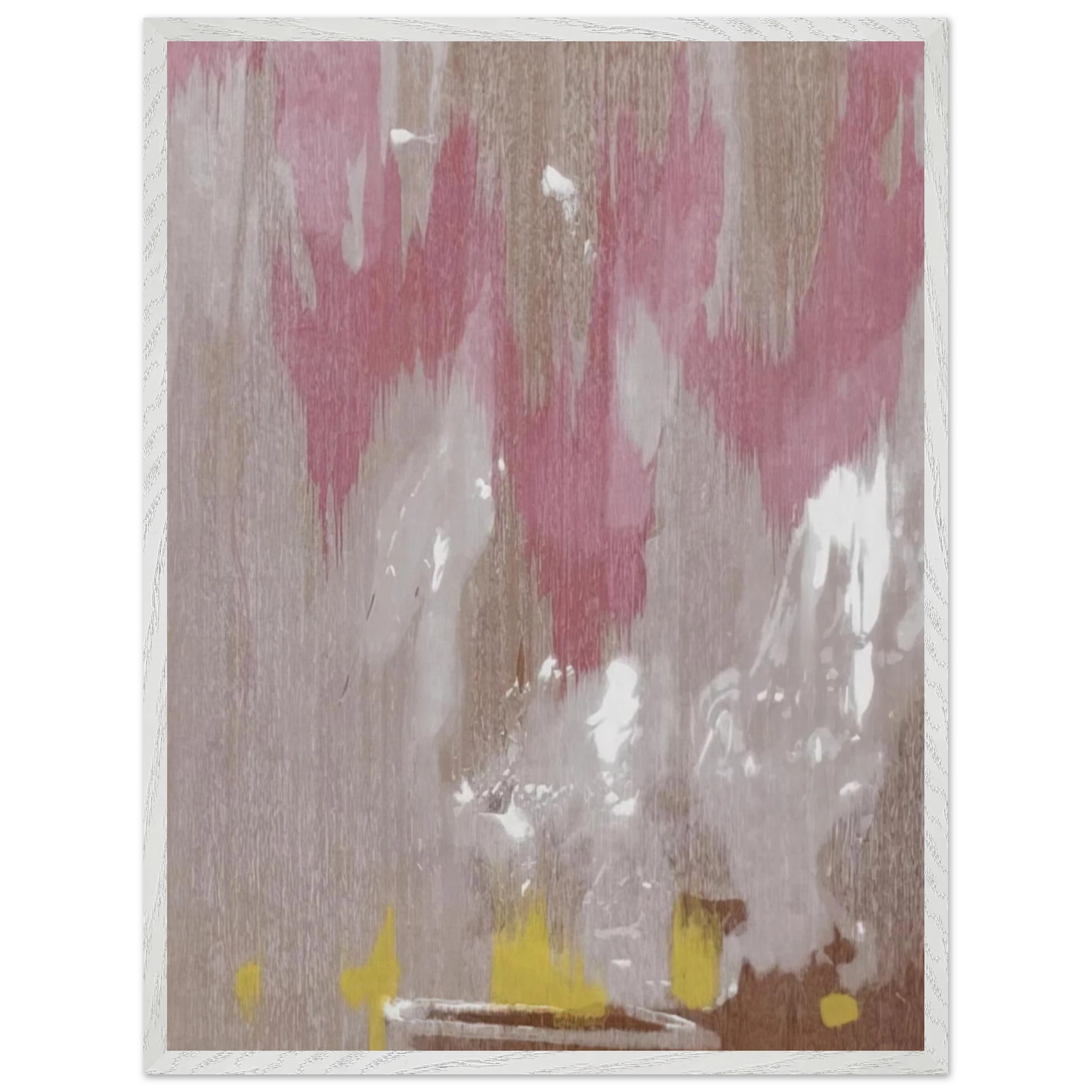 Helen Frankenthaler - Tales of Genji IV - 1998 Wall art - A3 (29.7 x 42  cm) - Premium Wooden Framed Poster With Fine Art Paper - Black frame