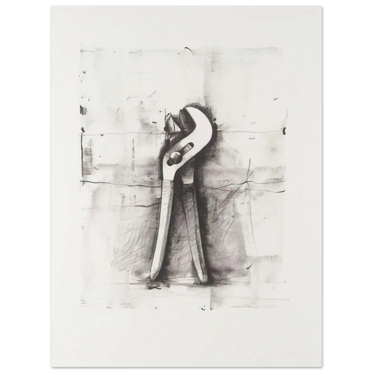 Jim Dine - UNTITLED FROM TEN WINTER TOOLS 1973 Fine Art Poster - Default Title