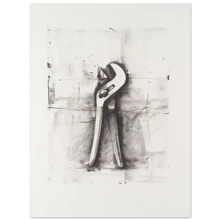 Jim Dine - UNTITLED FROM TEN WINTER TOOLS 1973  75x100 cm / 30x40inches Fine Art Poster