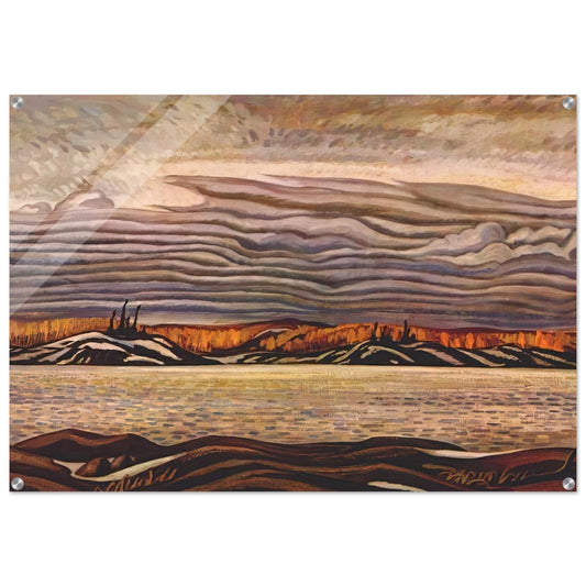 Algoma in November - 1935 - A.Y. Jackson Acrylic Print - 70x100 cm / 28x40″ inches | A.Y. Jackson Wall Art | A.Y. Jackson Prints