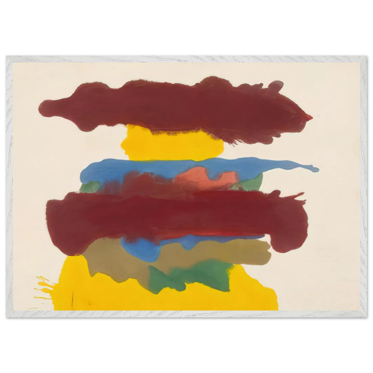 Helen Frankenthaler - Weather Change - 1963 Wall art - 30x45 cm / 12x18 inches - Fine Art Poster - -