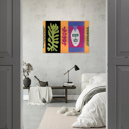 THE ESCHIMO 1947 - Henri Matisse Brushed Aluminum Print - 70x100 cm / 28x40 inches | Henri Matisse Aluminum Print | Henri Matisse Prints