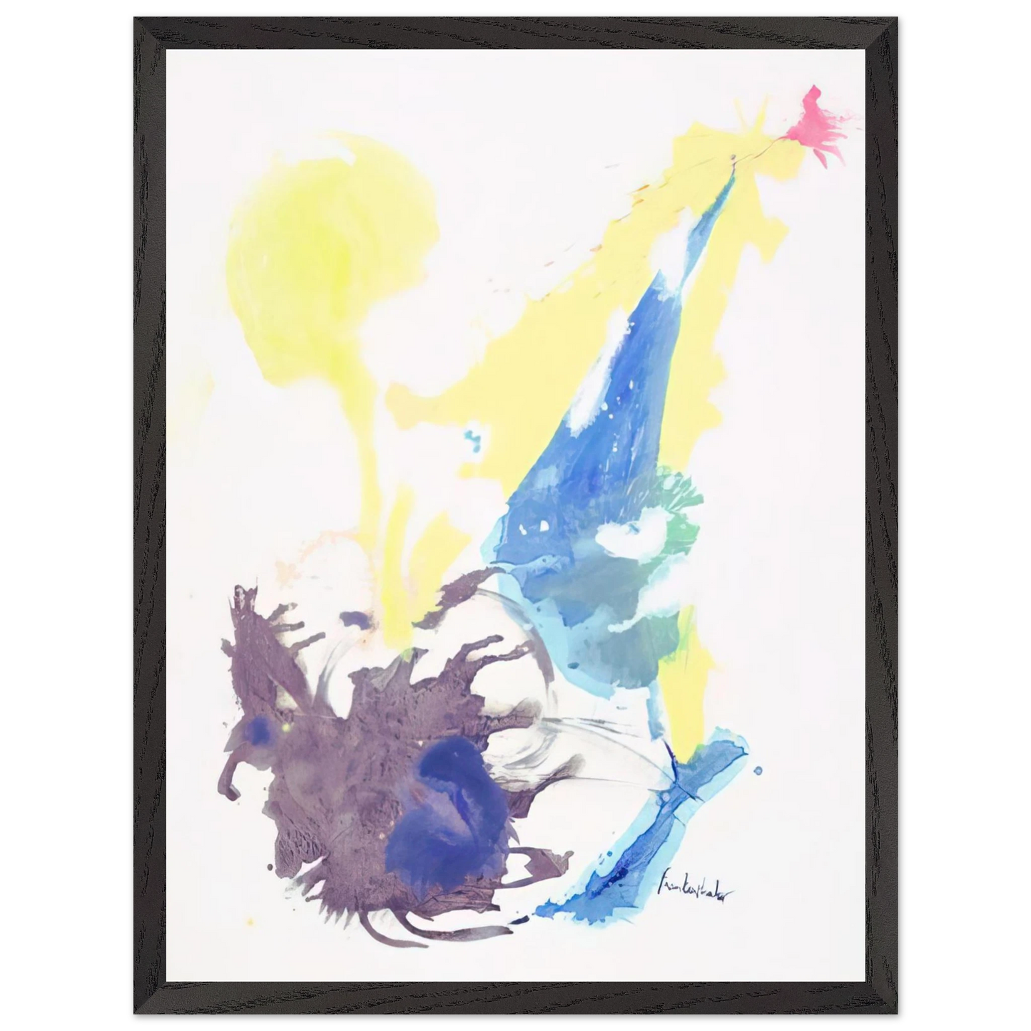 Helen Frankenthaler - Moving Day - 1961 Wall art - 50x70 cm / 20x28 inches - Fine Art Poster - -