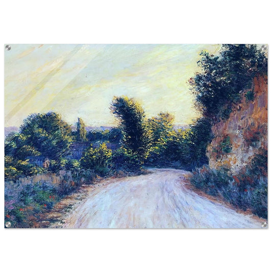 Road near Giverny - claude monet Acrylic Print - 70x100 cm / 28x40″ inches