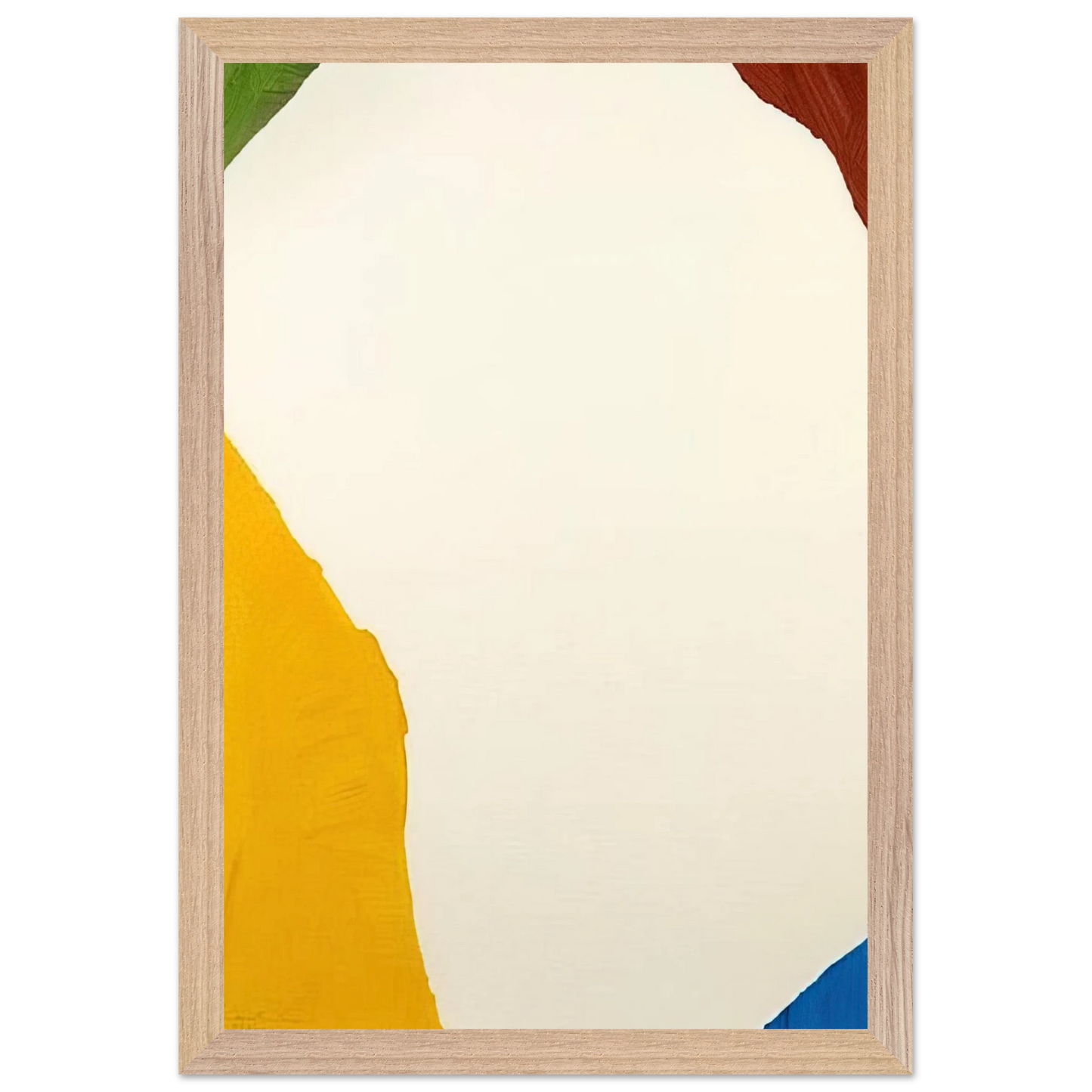 Helen Frankenthaler - Wind Directions - 1970 Wall art - A1 (59.4 x 84.1  cm) - Premium Wooden Framed Poster With Fine Art Paper - Black frame