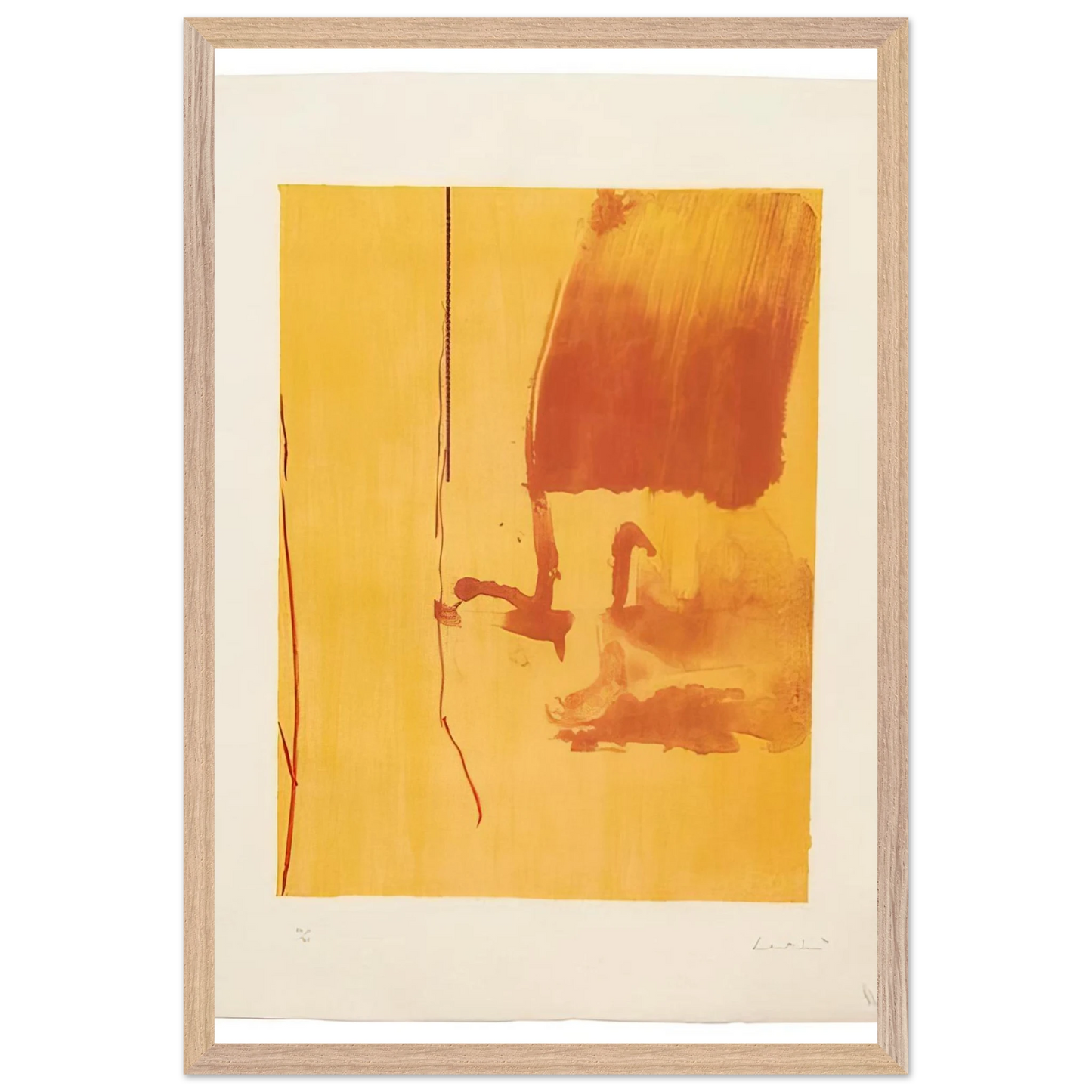 Helen Frankenthaler - Harvest - 1976 Wall art - 21x29.7 cm / 8x12" - Fine Art Poster - -
