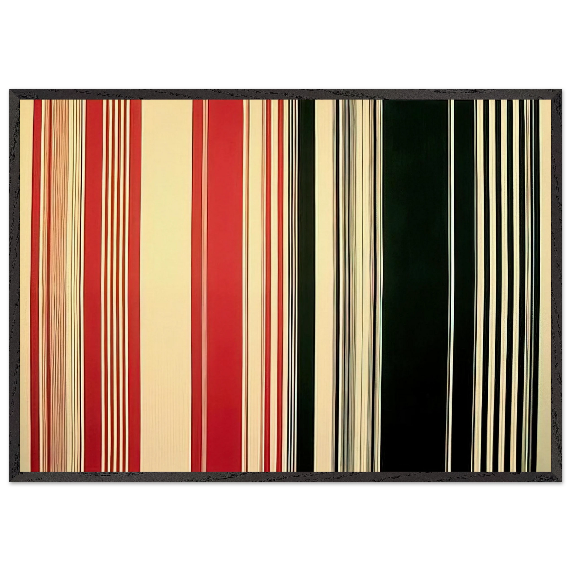 Concord - 1982 - Gene Davis Framed Art Print – Black Wooden Frame - Default Title - -Framed Art Print