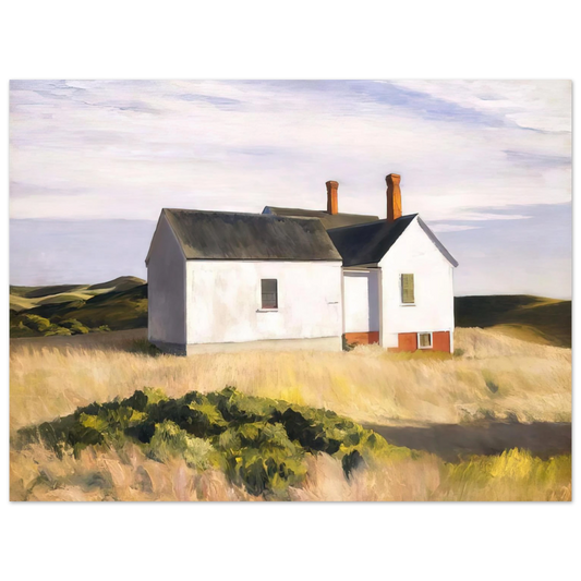 Edward Hopper - Ryders House Fine Art Poster - 13x18 cm / 5x7 inches