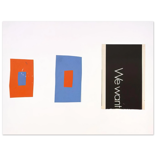 Ellsworth Kelly - Tablet #105 Fine Art Poster - Default Title