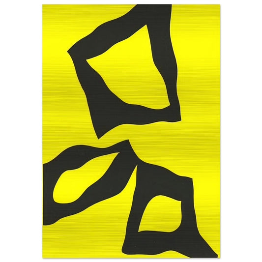 Hasard - Jean Arp Brushed Aluminum Print - 70x100 cm / 28x40 inches | Jean Arp Aluminum Print | Jean Arp Prints