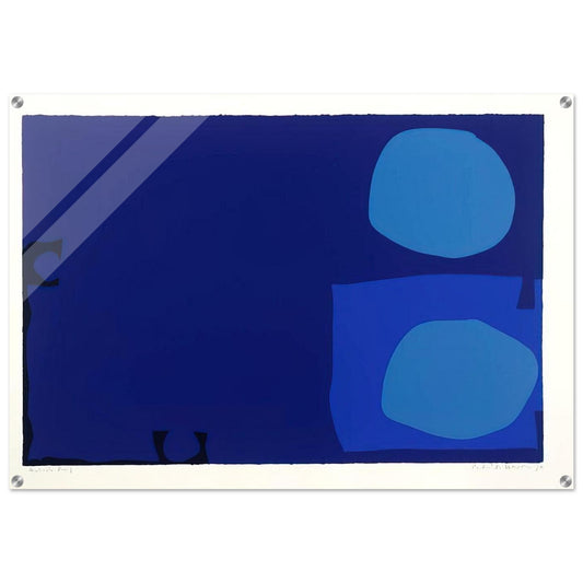 Four Blues Two Discs - 1970 - Patrick Heron Acrylic Print - 70x100 cm / 28x40″ inches