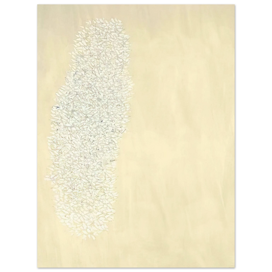 Robert Goodnough - Light Gray - Tan - 1978 Fine Art Poster - Default Title