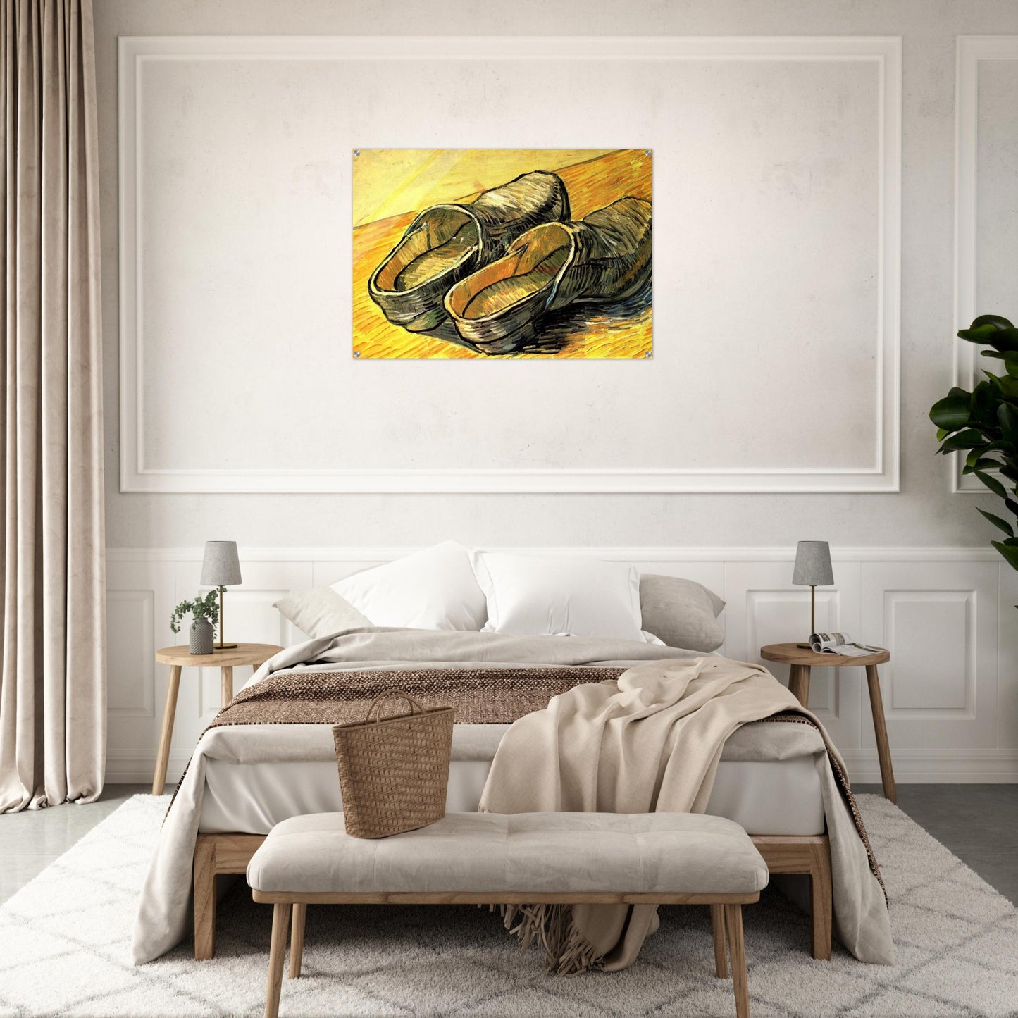 A Pair of Leather Clogs - Vincent van Gogh Acrylic Print - 70x100 cm / 28x40″ inches