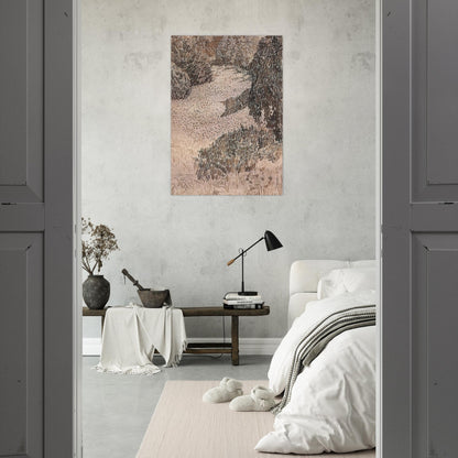 The Corner of the Park - Vincent van Gogh Brushed Aluminum Print - 70x100 cm / 28x40 inches | Vincent van Gogh Aluminum Print | Vincent van Gogh Prints