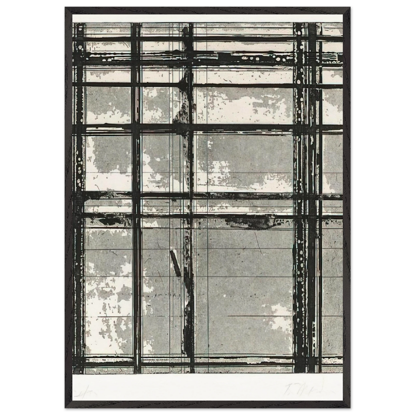Untitled from Tiles - 1979 - Brice Marden Framed Art Print – Black Wooden Frame - Default Title - -Framed Art Print
