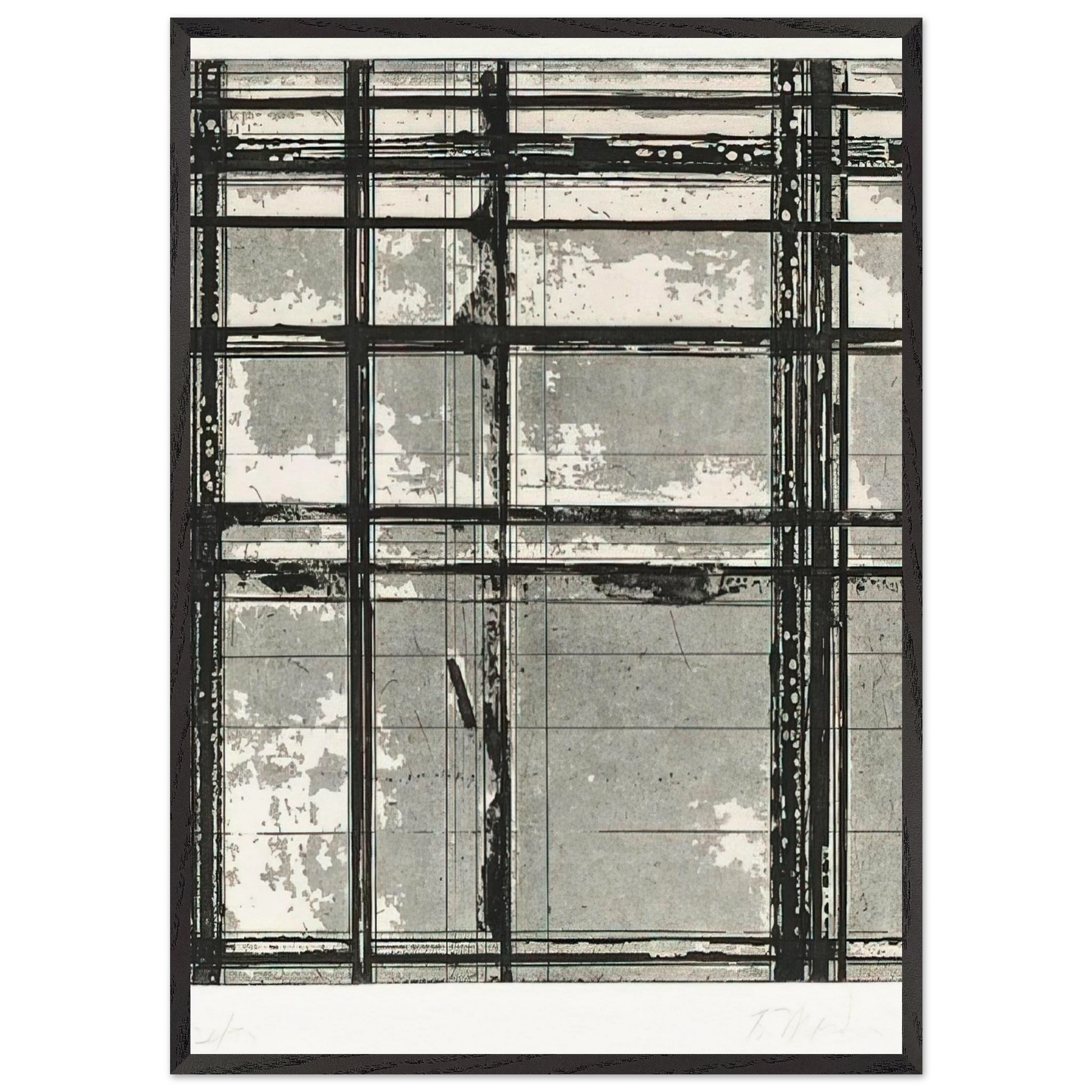 Untitled from Tiles - 1979 - Brice Marden Framed Art Print – Black Wooden Frame - Default Title - -Framed Art Print