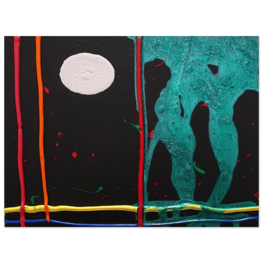 John Hoyland - Watching 20-1-07 - 2007 Fine Art Poster - Default Title