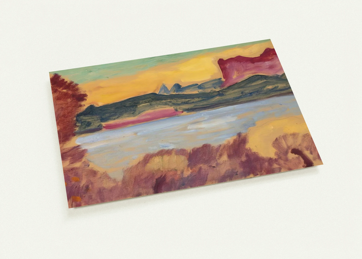 LANDSCHAFT GENFER SEE 1915 By Alexej von Jawlensky Pack of 10 Post Cards | Alexej von Jawlensky Post Cards | A6 (10.5 x 14.8 cm) - 4.1 x 5.8 inches