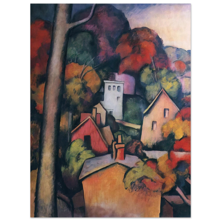 Thomas Hart Benton - UPPER MANHATTAN  75x100 cm / 30x40inches Fine Art Poster