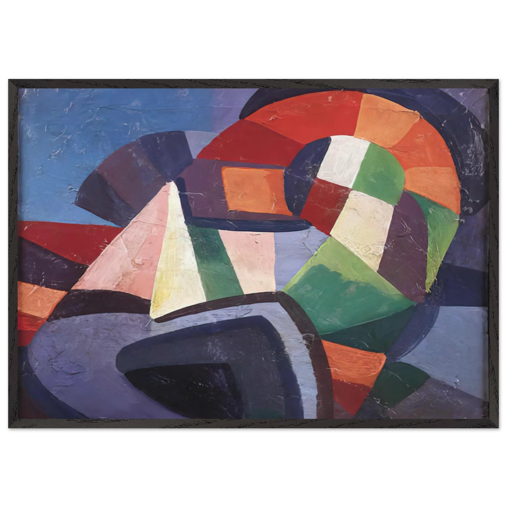 Synchromy - 1915 - Morgan Russell Framed Art Print – Black Wooden Frame - Default Title - -Framed Art Print