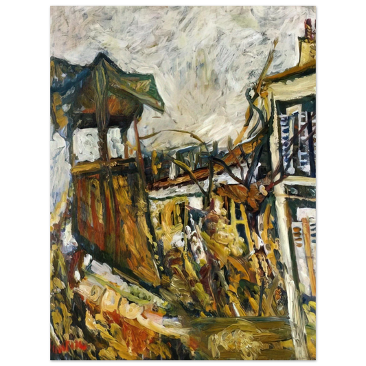 Chaim Soutine - PARISIAN SUBURB Fine Art Poster - Default Title