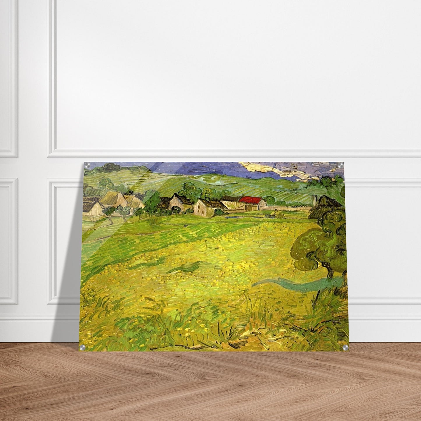 View of Vessenots near Auvers - Vincent van Gogh Acrylic Print - 70x100 cm / 28x40″ inches