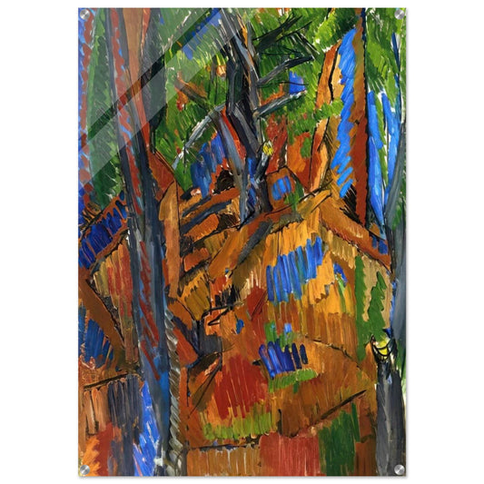 TREES 1913 - Raoul Dufy Acrylic Print - 70x100 cm / 28x40″ inches | Raoul Dufy Wall Art | Raoul Dufy Prints