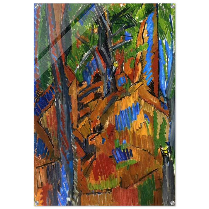 TREES 1913 - Raoul Dufy Acrylic Print - 70x100 cm / 28x40″ inches | Raoul Dufy Wall Art | Raoul Dufy Prints