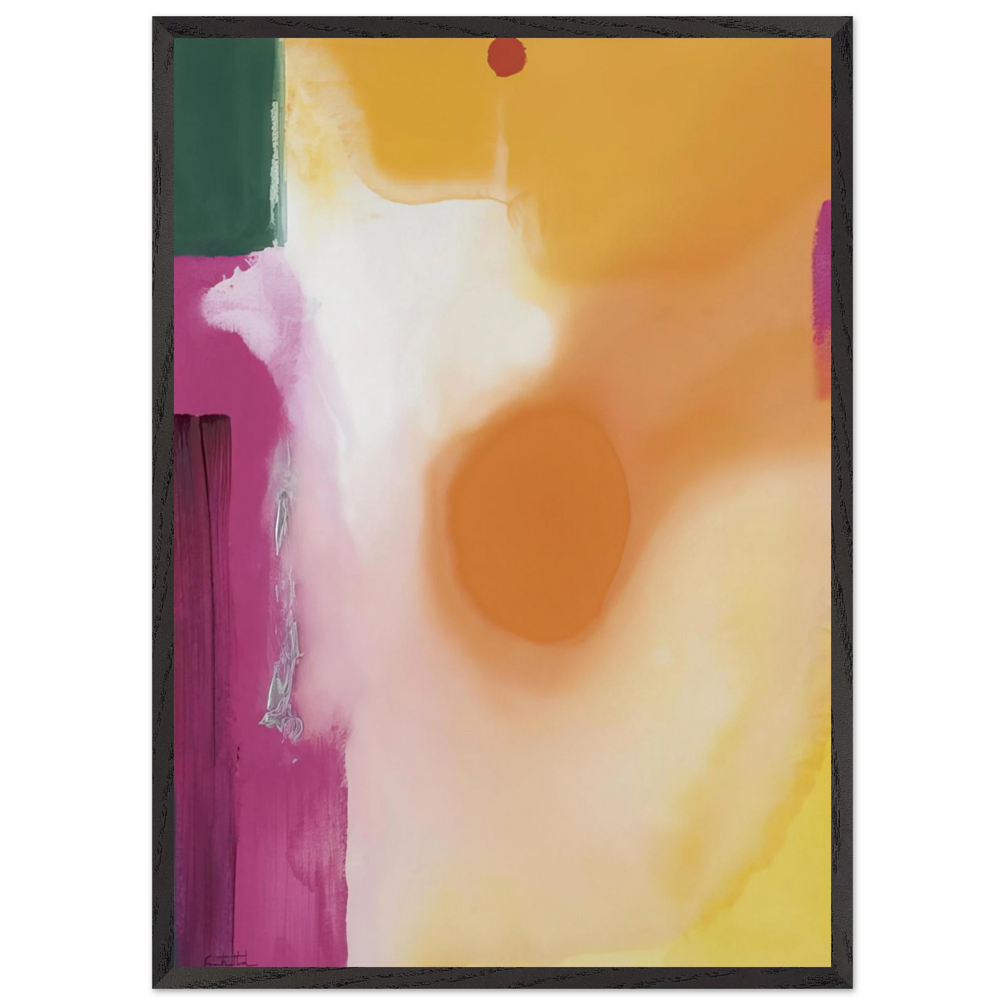 Helen Frankenthaler - Bullseye - 1989 Wall art - 40x50 cm / 16x20 inches - Fine Art Poster - -
