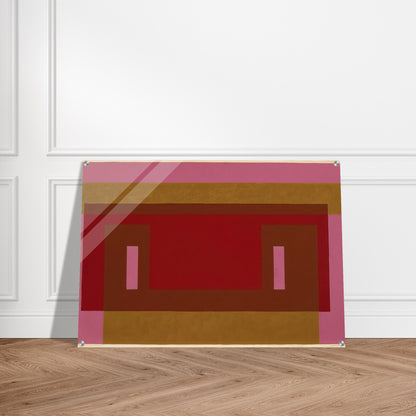 VARIANT ADOBE 1948 1 - Josef Albers Acrylic Print - 70x100 cm / 28x40″ inches | Josef Albers Wall Art | Josef Albers Prints