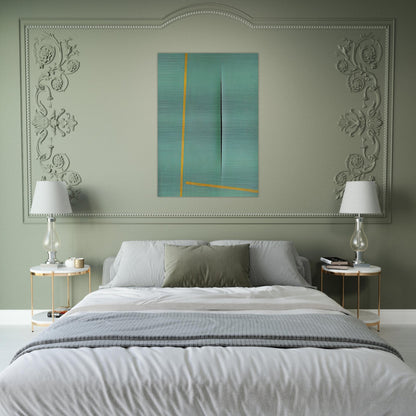 Concept Spatiale - 1964 - Lucio Fontana Brushed Aluminum Print - 70x100 cm / 28x40 inches | Lucio Fontana Aluminum Print | Lucio Fontana Prints