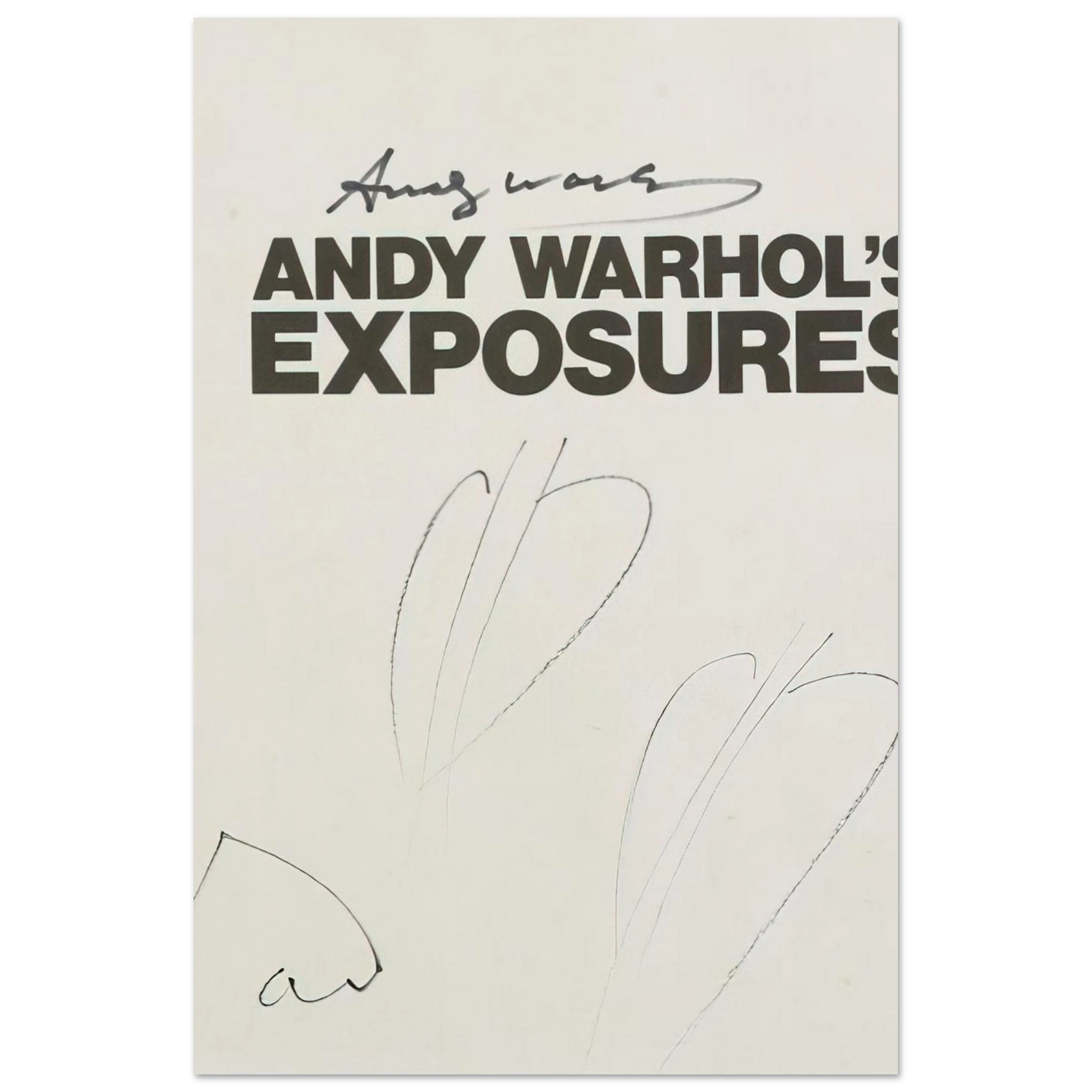 Andy Warhol - Butterfly Hearths  Andy Warhol's Exposures  Fine Art Poster - 75x100 cm / 30x40 inches