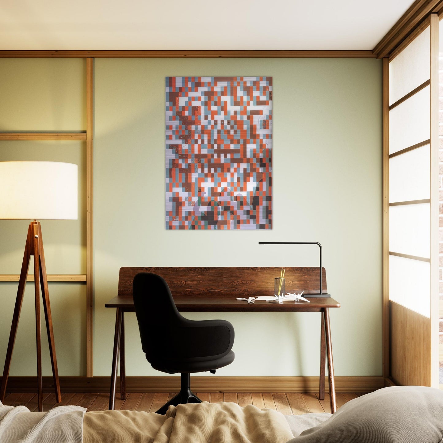 CYBERNETIC ODALISUQE HOMAGE TO BELA JULESZ - Salvador Dali Brushed Aluminum Print - 70x100 cm / 28x40 inches | Salvador Dali Aluminum Print | Salvador Dali Prints