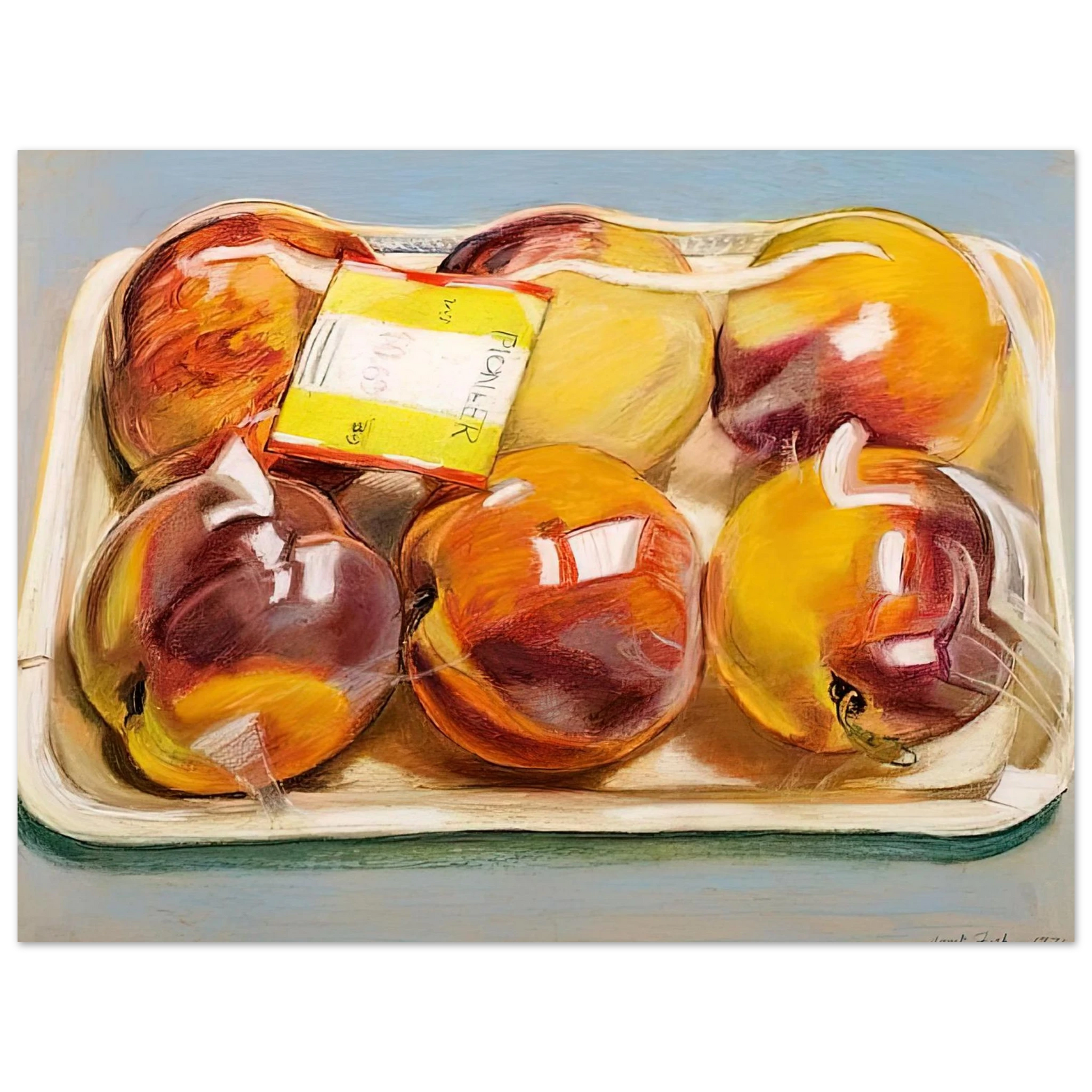 Janet Fish - PEACHES 1971 Fine Art Poster - Default Title