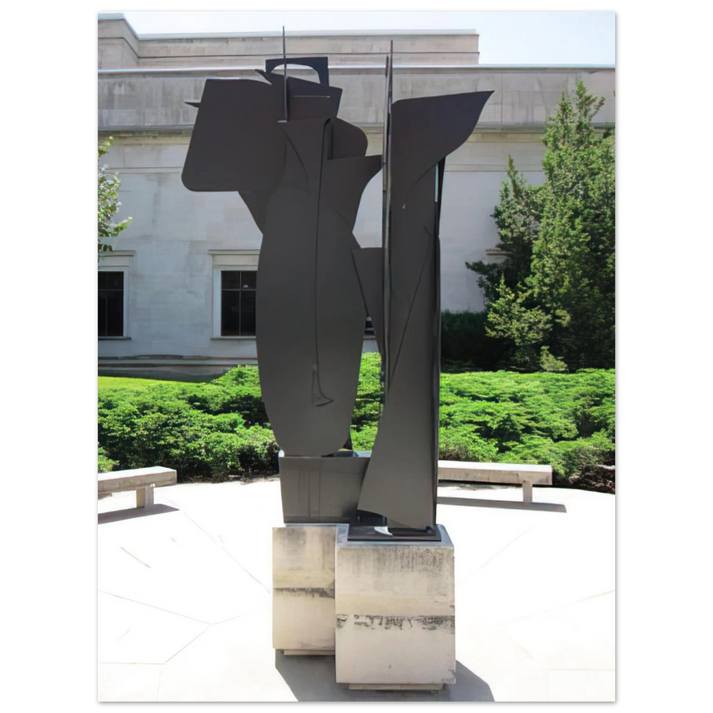 Louise Nevelson - SEVENTH DECADE GARDEN IX X 1970  75x100 cm / 30x40inches Fine Art Poster