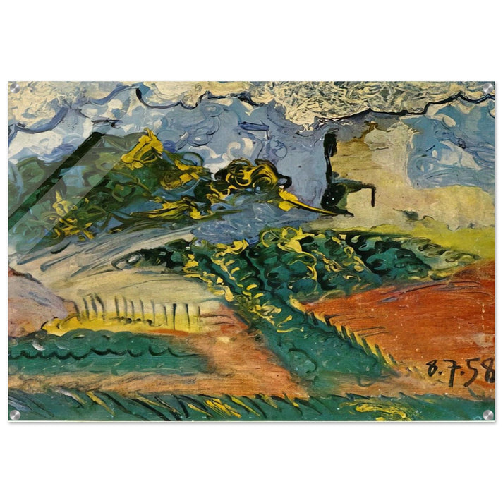 Untitled - 1958 - Pablo Picasso Acrylic Print - 70x100 cm / 28x40″ inches | Pablo Picasso Wall Art | Pablo Picasso Prints