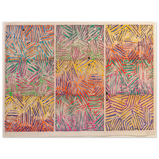 Jasper Johns - USUYUKI ULAE 227 Fine Art Poster - Default Title