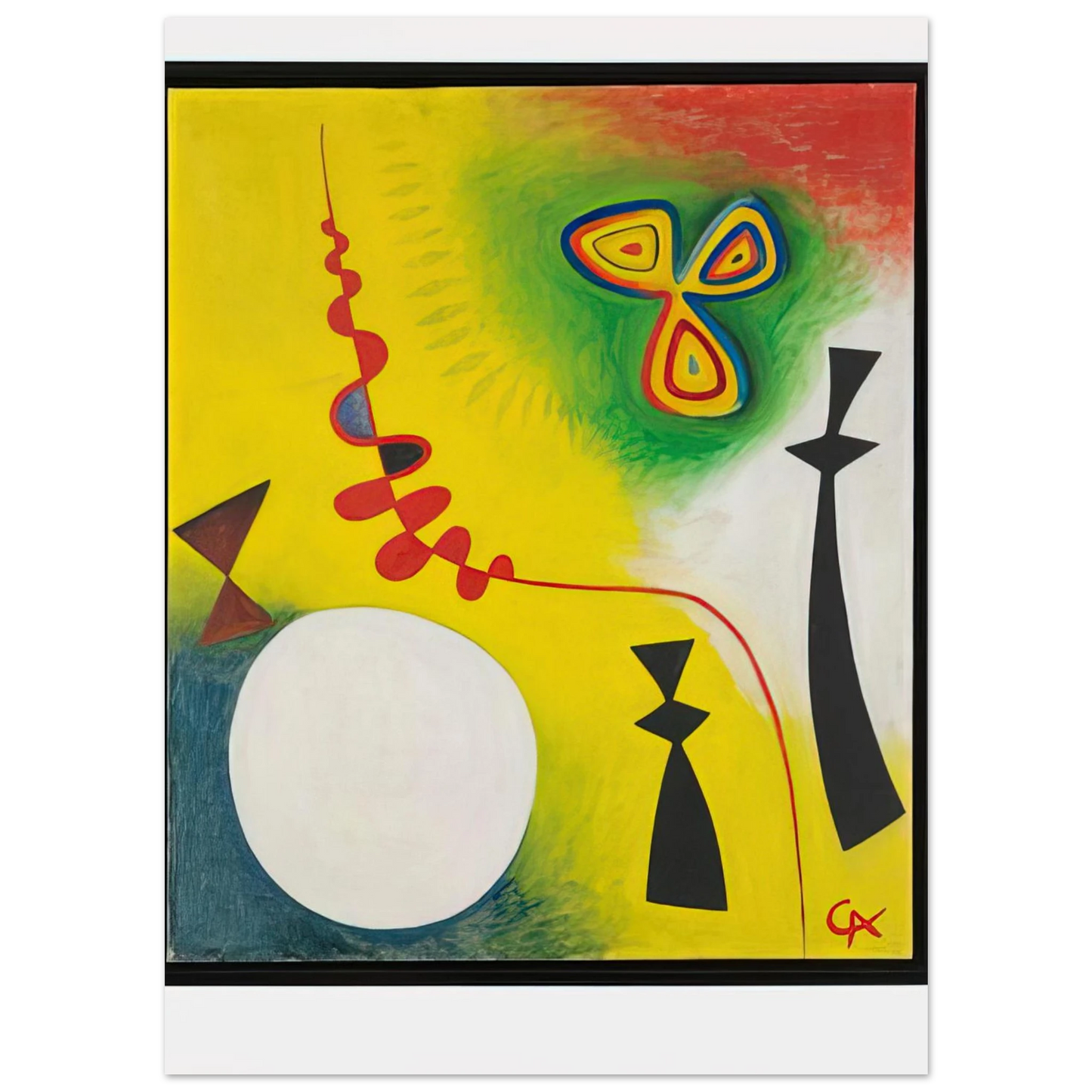 Alexander Calder - FETISHES 1944 Fine Art Poster - 75x100 cm / 30x40 inches