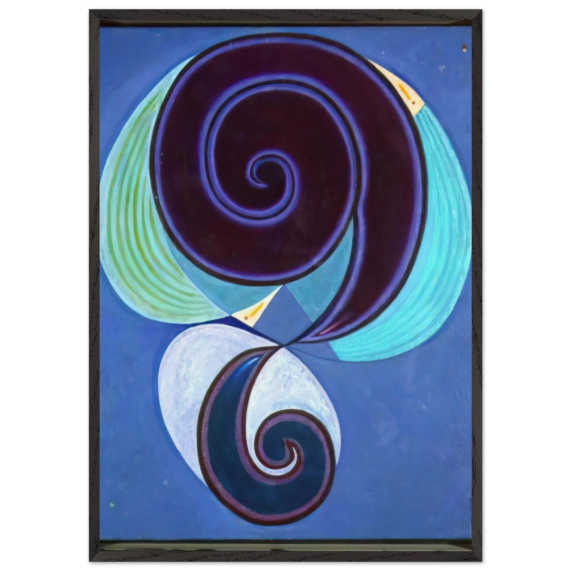 Protoesquema Protodiagram - 1980 - Maruja Mallo Framed Art Print – Black Wooden Frame - Default Title - -Framed Art Print