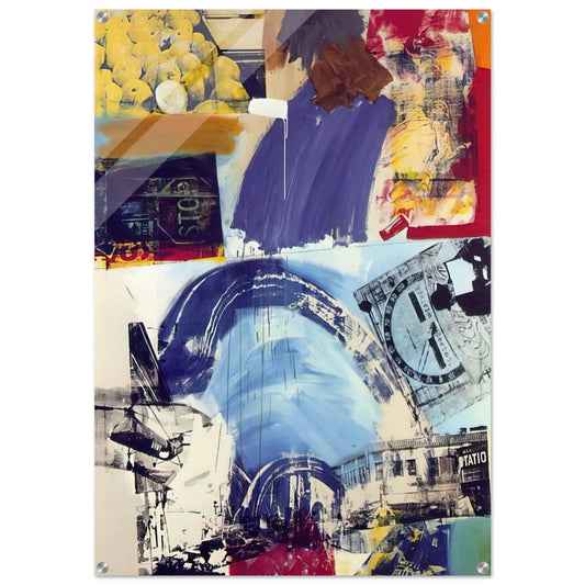 HARBOR - Robert Rauschenberg Acrylic Print - 70x100 cm / 28x40″ inches