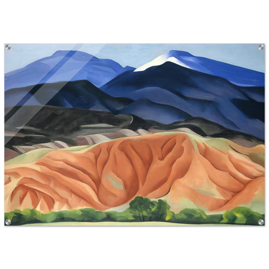 Black Mesa Landscape, New Mexico - Out Back of Mary`s II - Georgia O'Keeffe Acrylic Print - 70x100 cm / 28x40″ inches