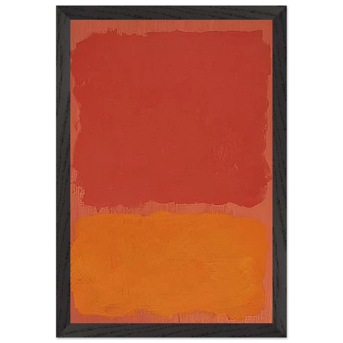 Mark Rothko - Untitled Red and Orange on Salmon - 1969 Wall Art - 30x40 cm / 12x16 inches - Fine Art Poster - -
